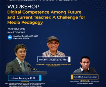 WORKSHOP: Digital Competence Among Future and Current Teacher: A Challenge for Media Pedagogy